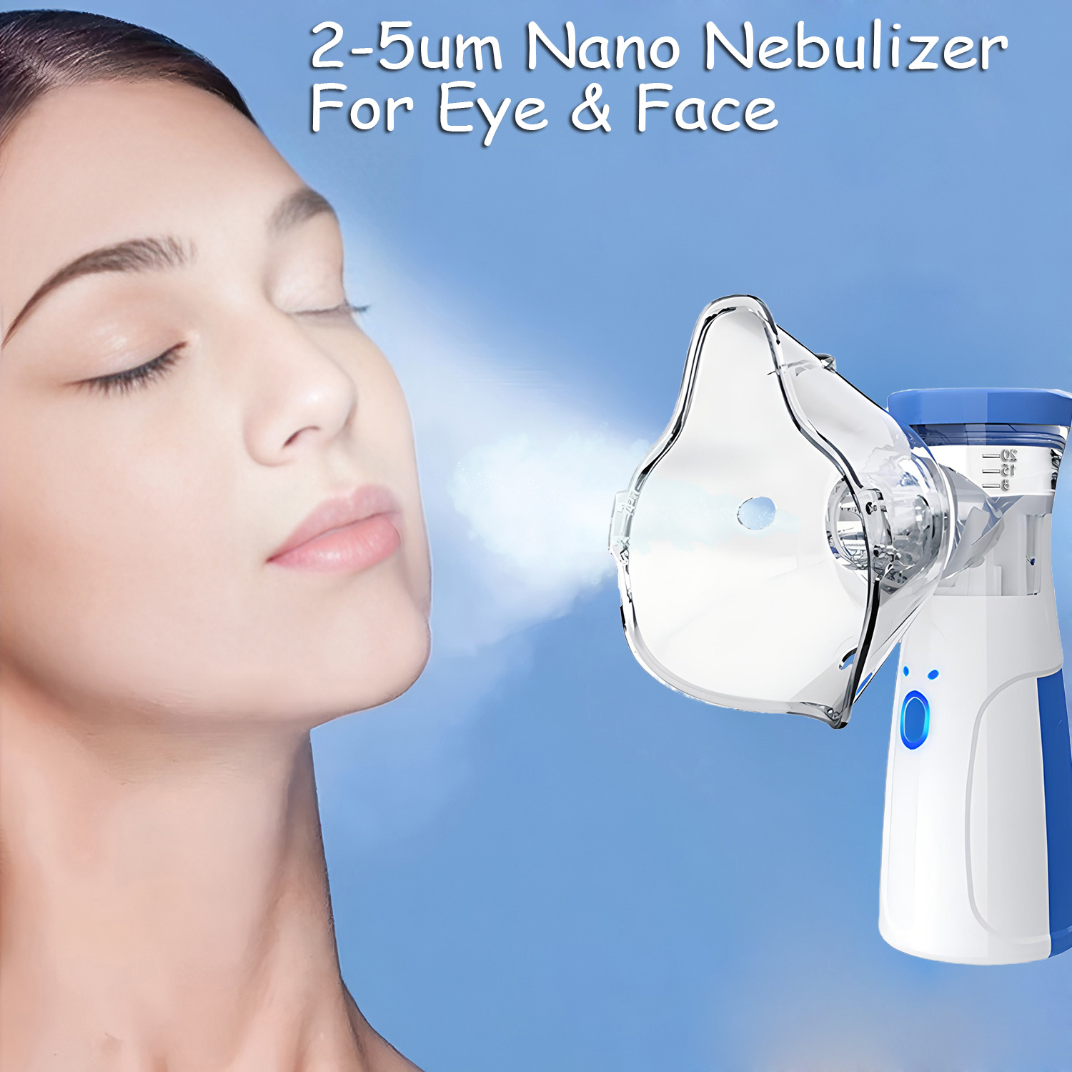 Facial Steamer Nano - Mini Facial Steamer Silent Mesh Nebulizer