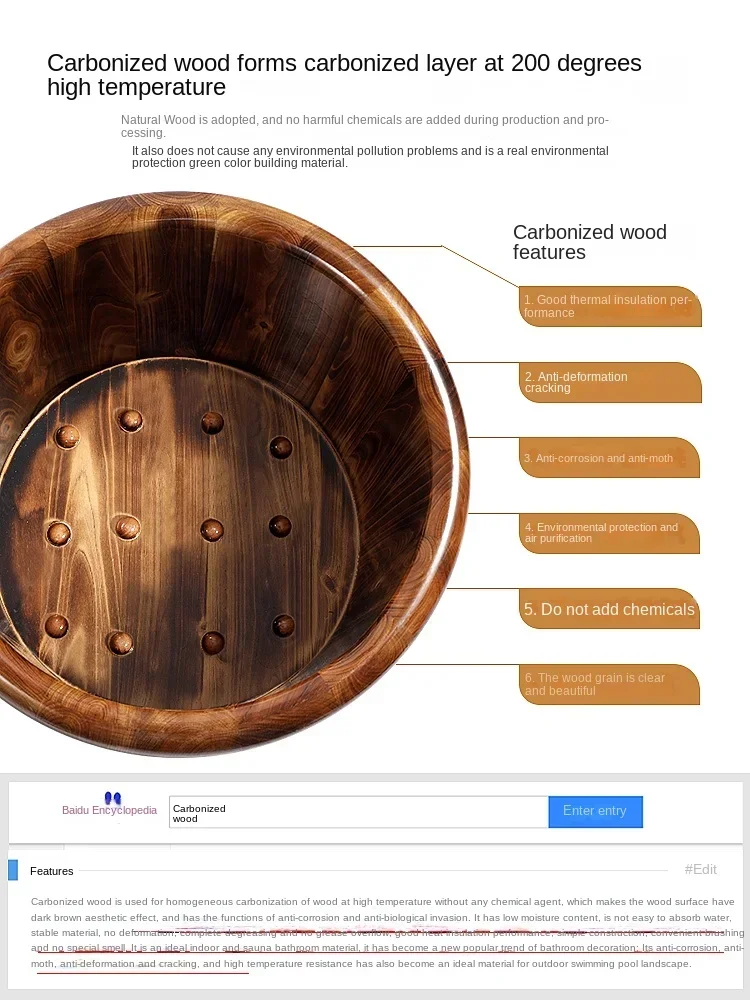 Wood Foot Spa Barrel - Fumigat - огляд і ціна Wellness Spa With Massage