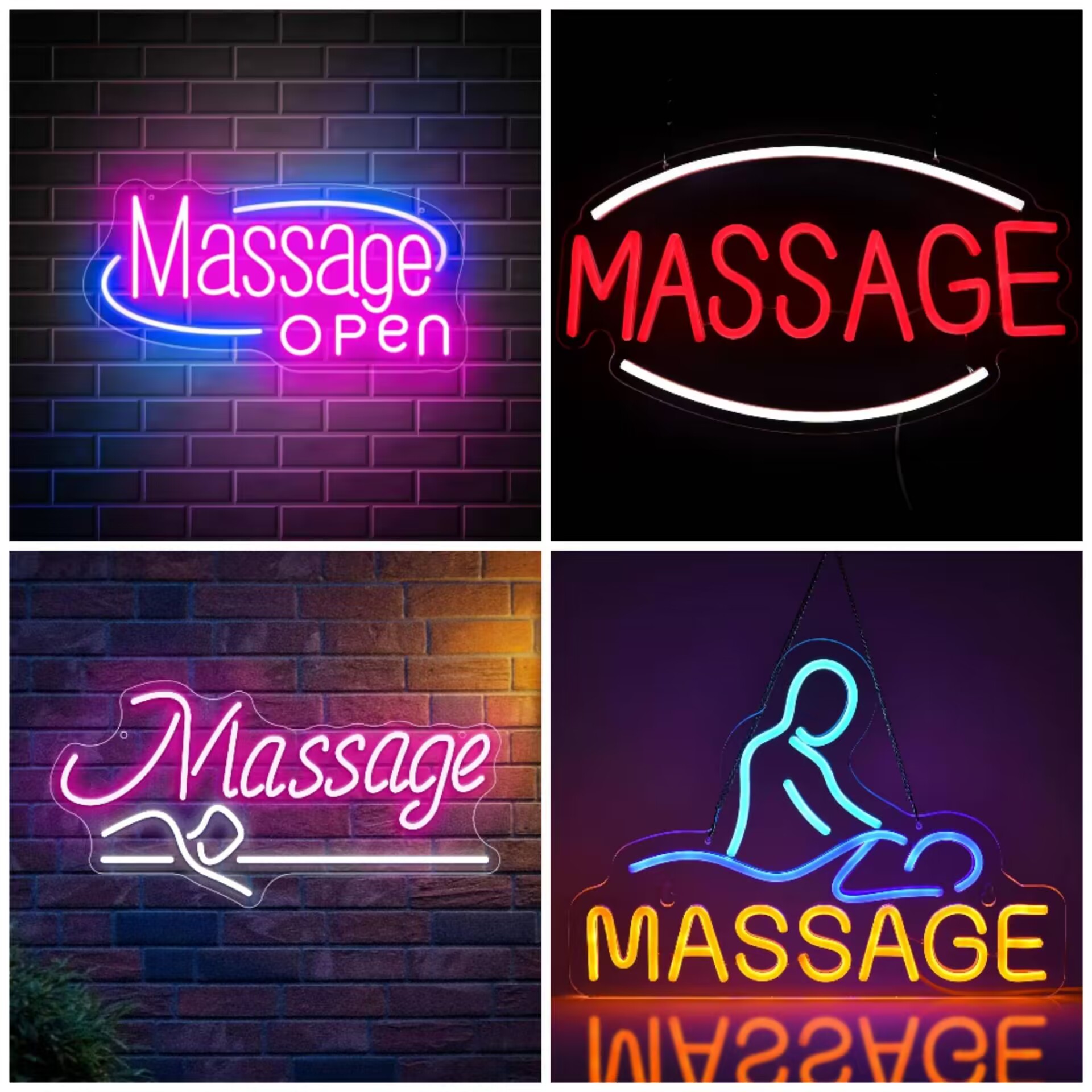 Massage Spa Open LED Neon Sign - огляд і ціна Spa Wellness Hotel