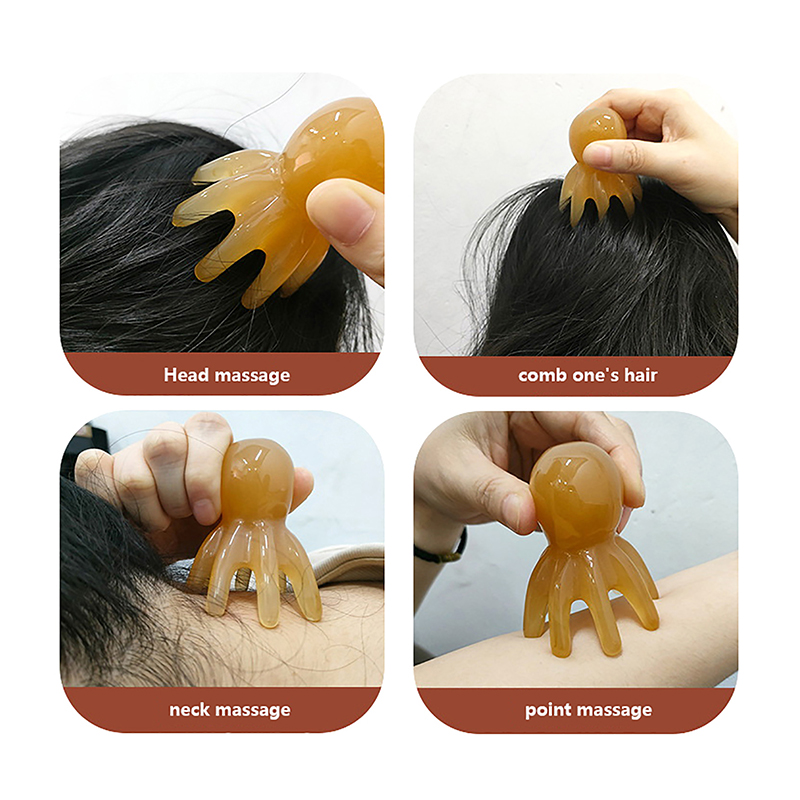 2Pcs Resin Octopus Comb Scalp  - огляд і ціна Wellness Spa With Massage