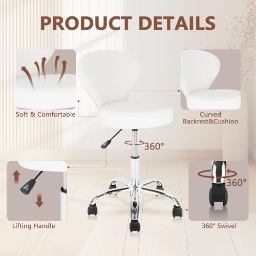 Rolling Swivel Salon Stool Cha - огляд і ціна Spa & Wellness Earth City Москва