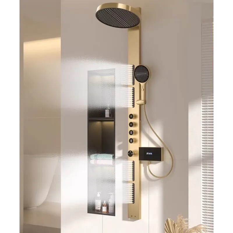 Brass Rainfall Shower Panel Se - огляд і ціна Spa & Wellness Earth City Москва
